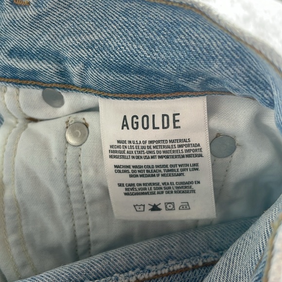 AGOLDE Broken Waistband Jeans Size 25 - Picture 6 of 8